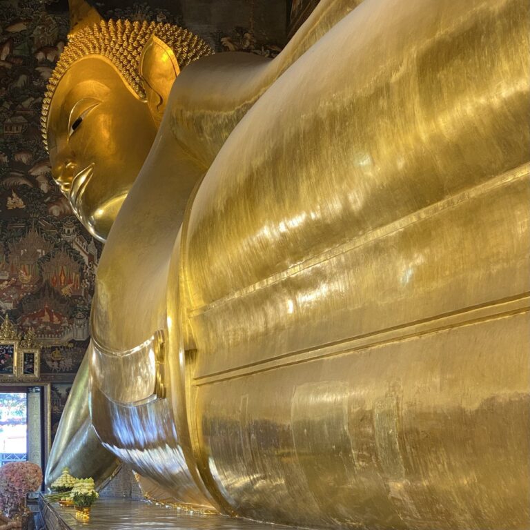 The reclining Buddha, Bangkok, Thailand