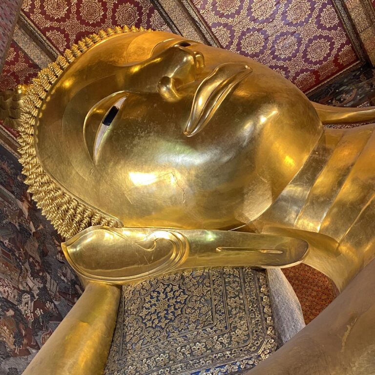 The reclining Buddha, Bangkok, Thailand