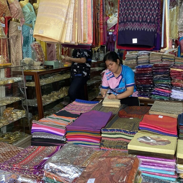 Textiles market, Bangkok, Thailand