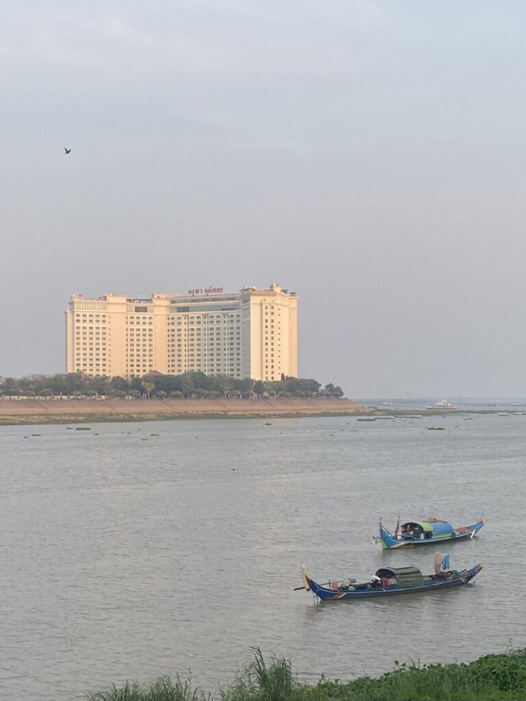 Mekong river, Phnom Penh, Cambodia