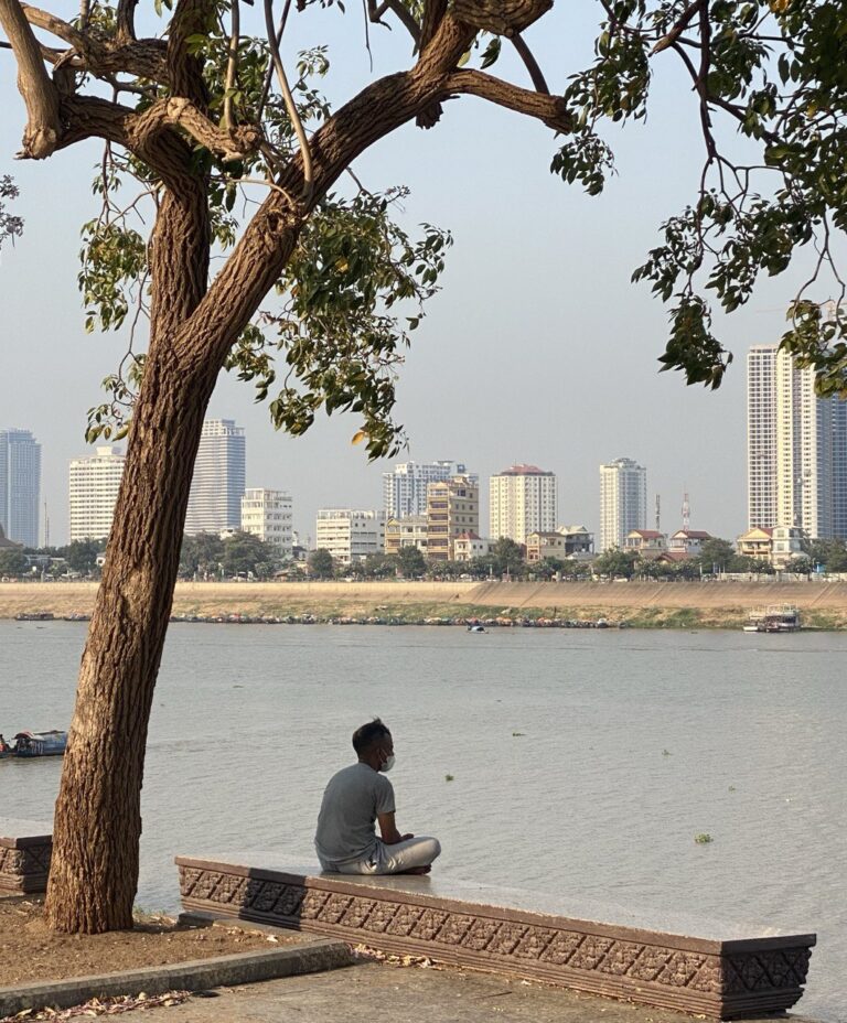 Mekong river, Phnom Penh, Cambodia