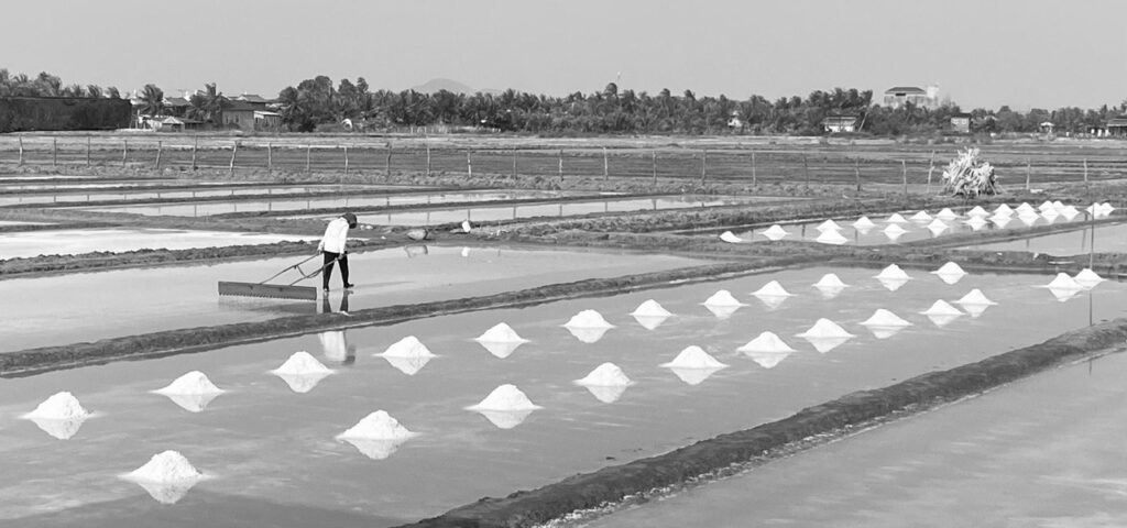 Salt flats nr Kampot, Cambodia