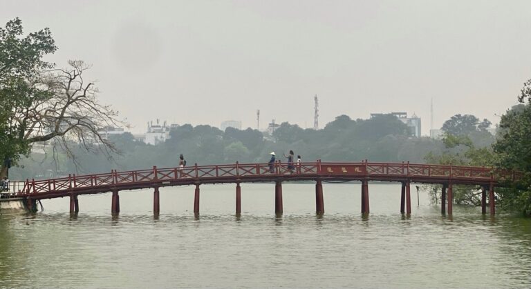 The Huk Bridge, Hanoi, Vietnam