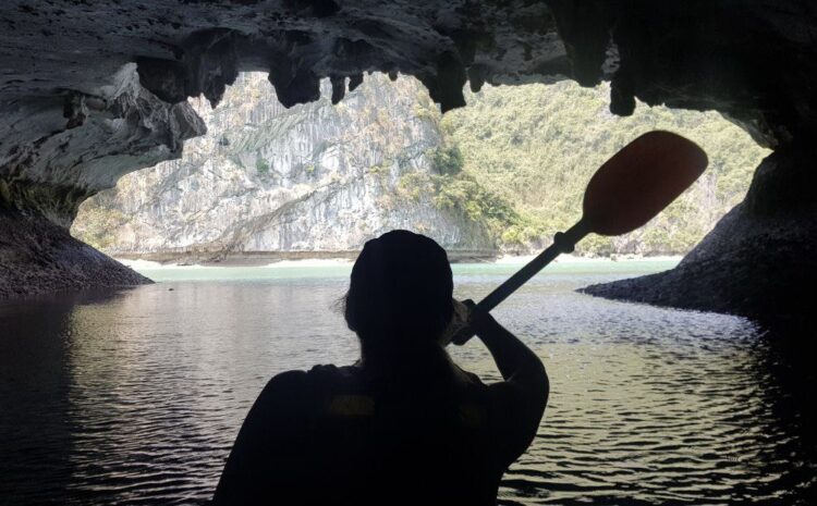 Cave off Cat Ba, Vietnam