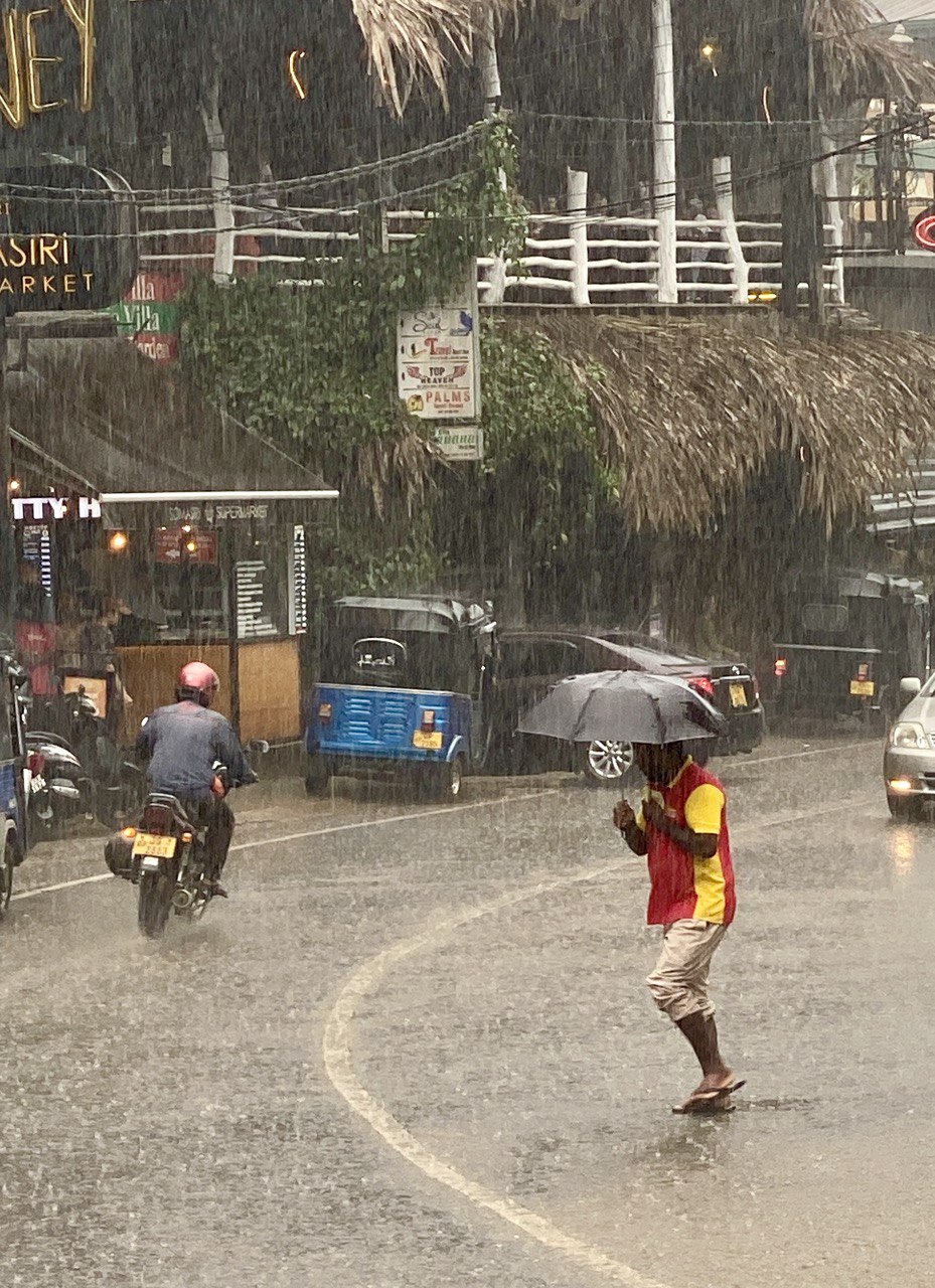 Ella downpour, Sri Lanka