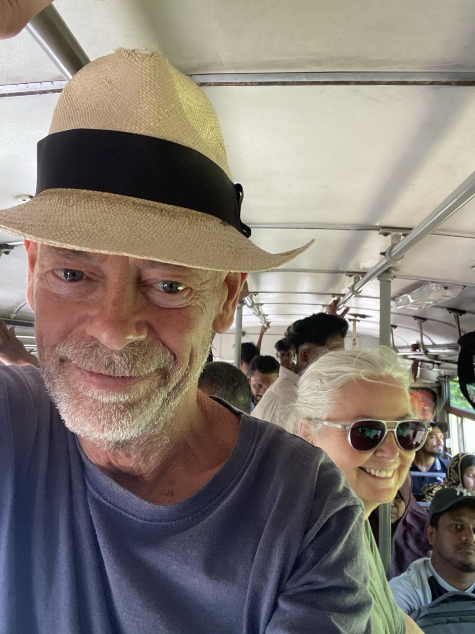 On the bus to Colombo, Sri Lanka