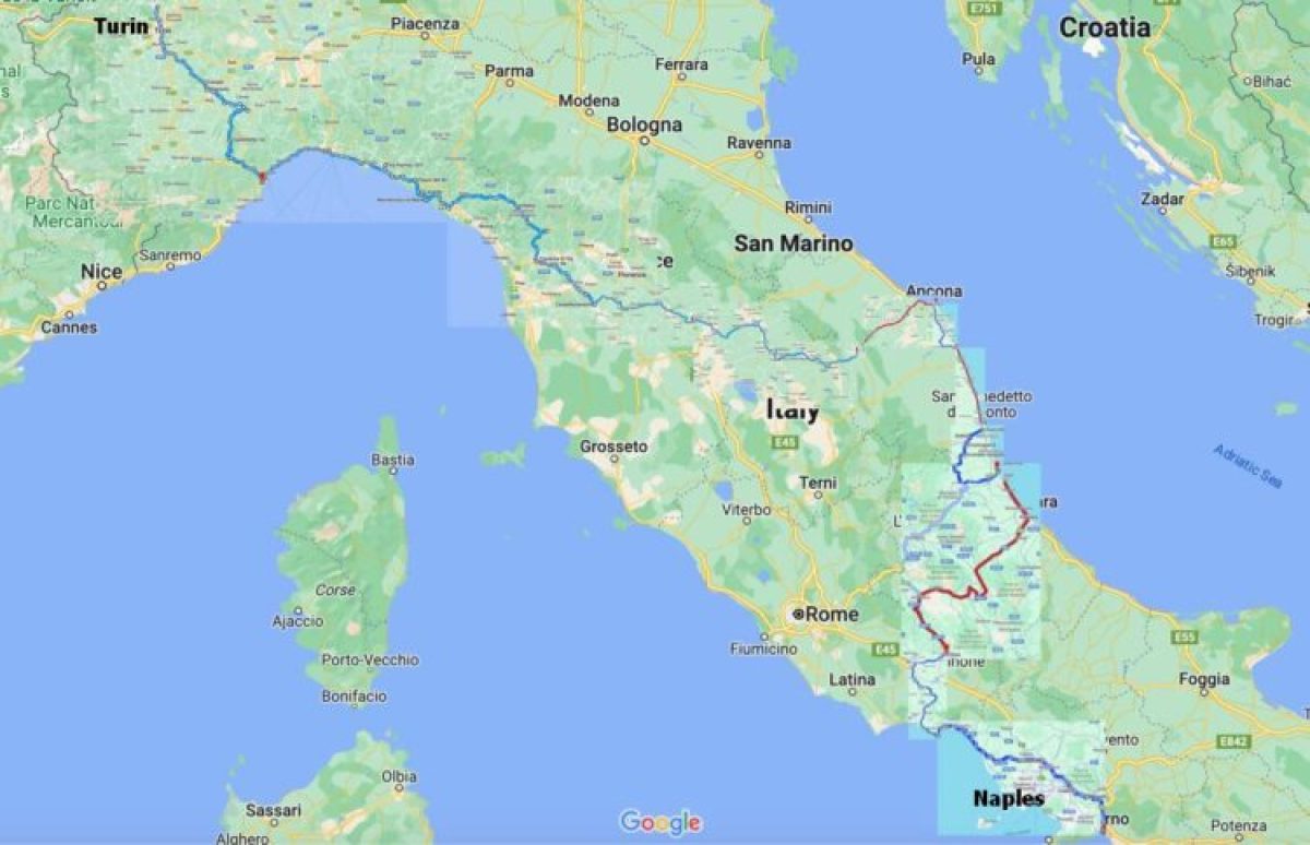 Map of Italy